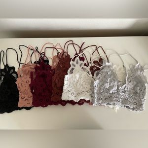 Bundle of Free People Adela Bralettes